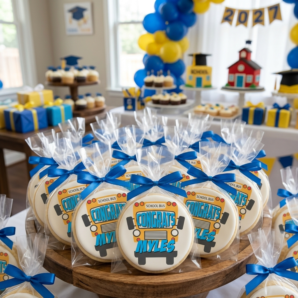 School Bus Cookies