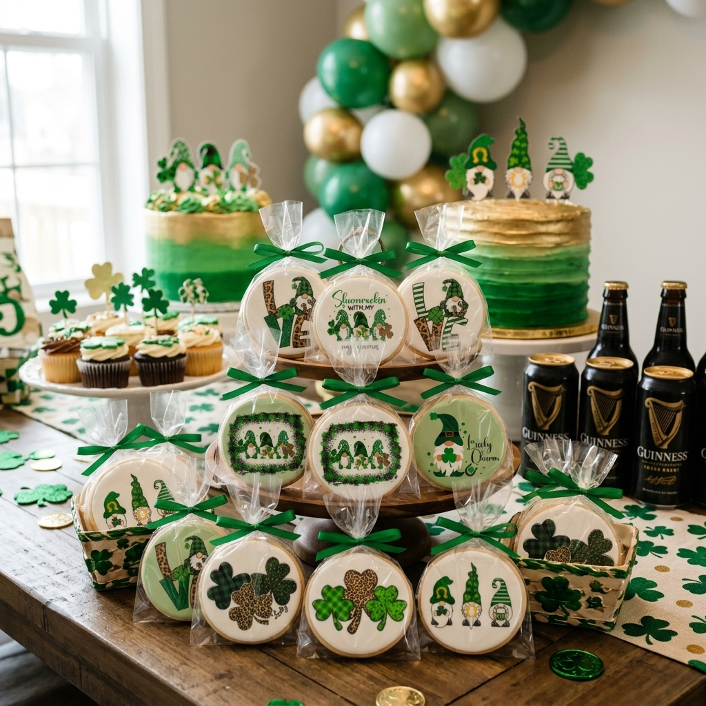St. Patrick's Gnome Variety Cookies