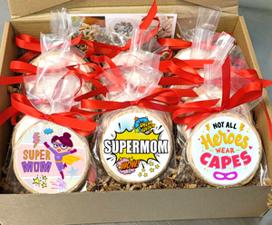 Mother's Day Superhero Cookie Gift Set