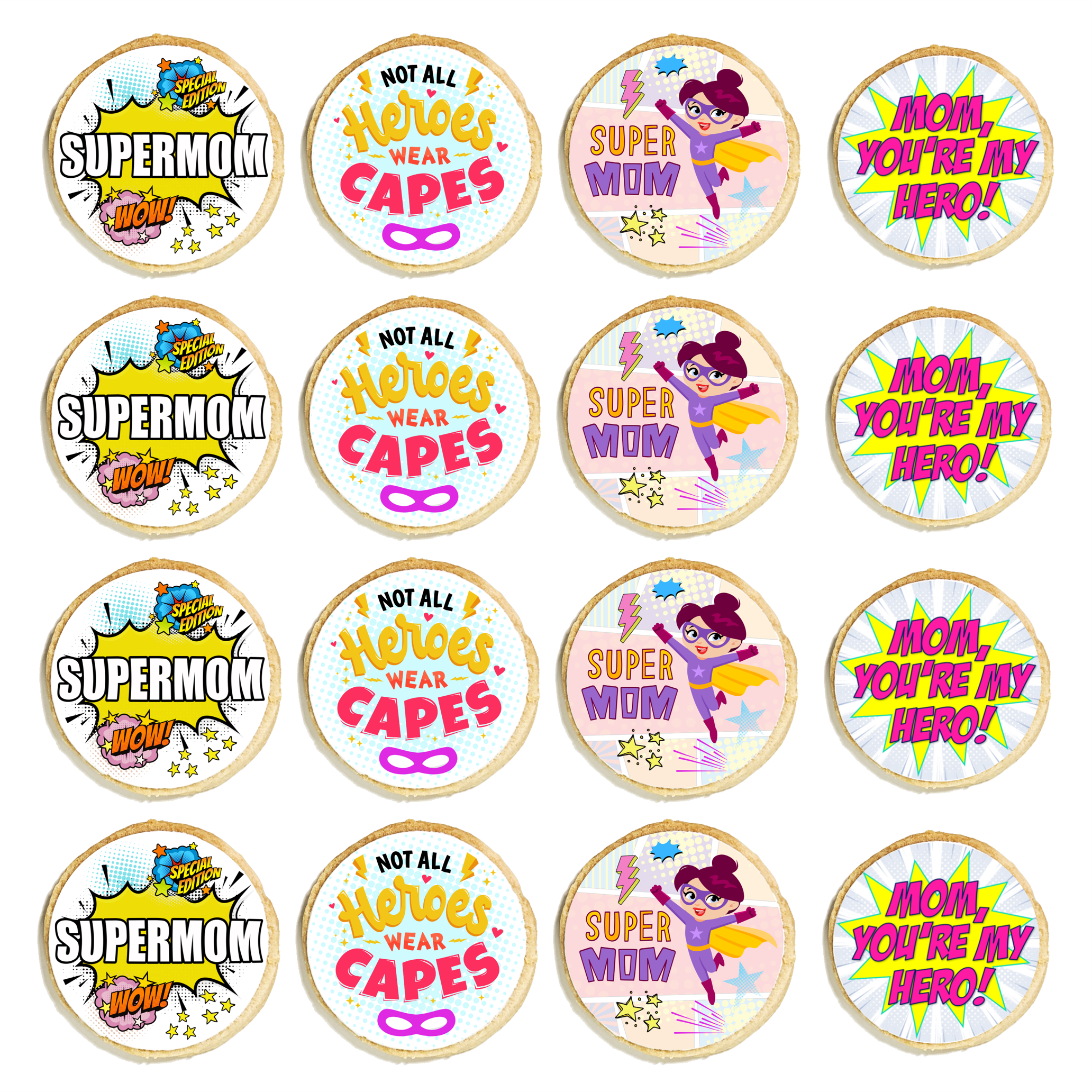 Mother's Day Superhero Cookie Gift Set