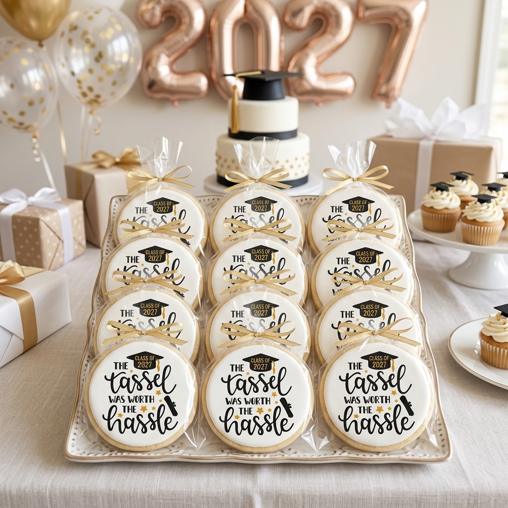 Grad Tassel Hassle Cookies