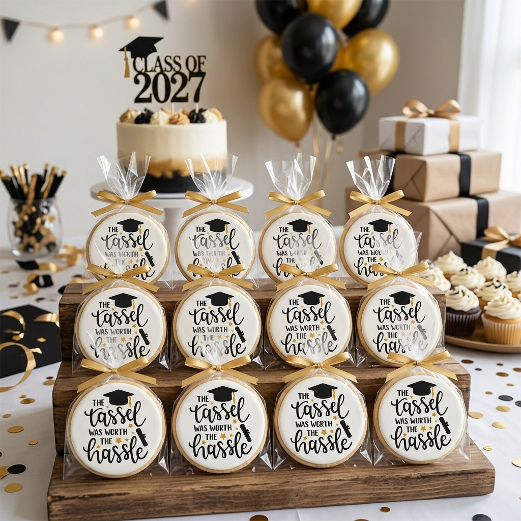 Grad Tassel Hassle Cookies