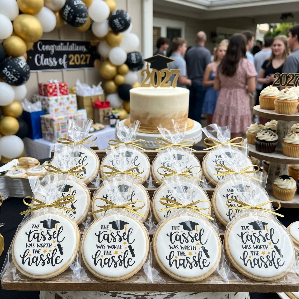 Grad Tassel Hassle Cookies