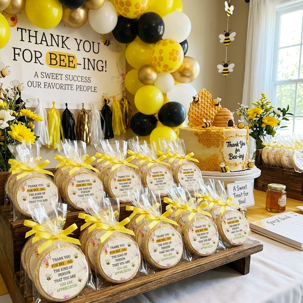 Thank You Bee Cookies