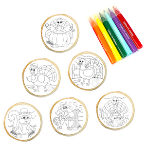 Thanksgiving Cookie Coloring Kit