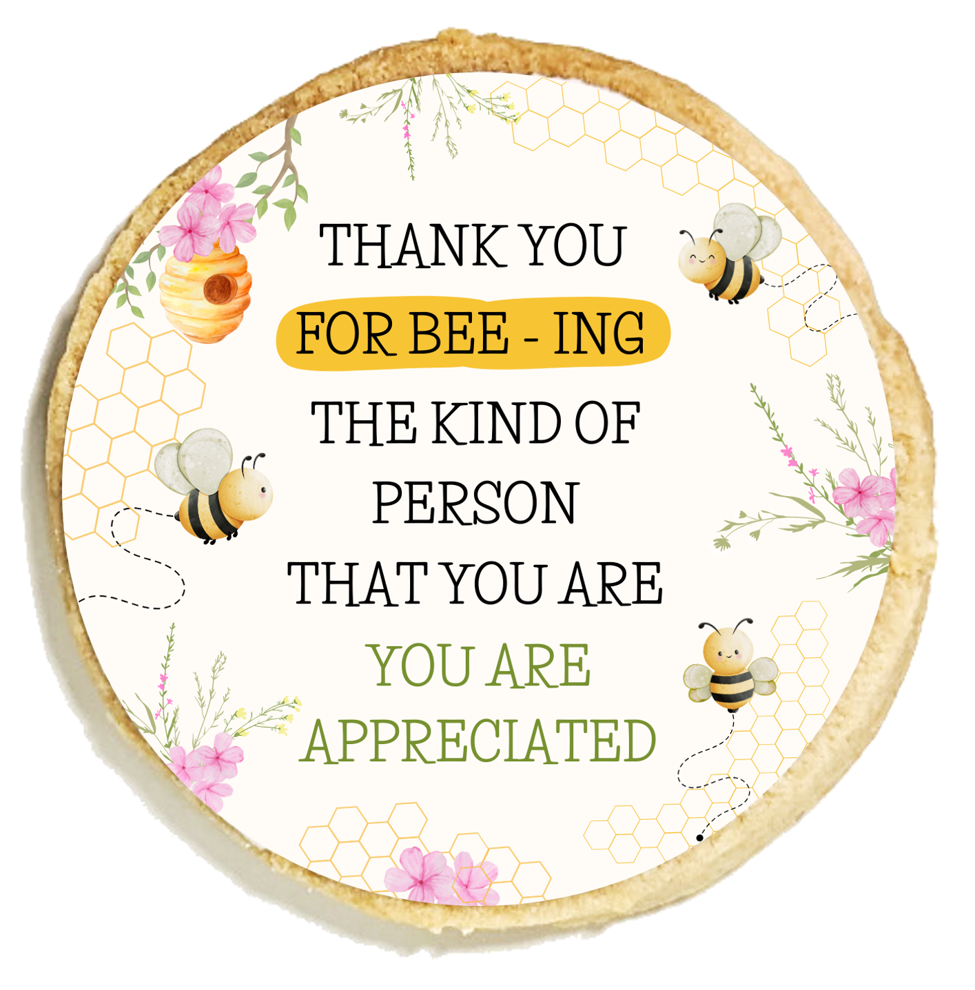 Thank You Bee Cookies