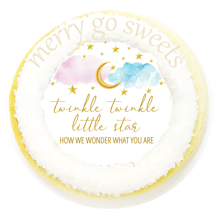 Twinkle Twinkle Little Star Cookies (1 Dozen)