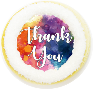 Watercolor Thank You Cookies