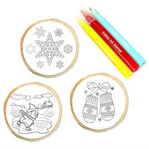 Winter Cookie Coloring Kit