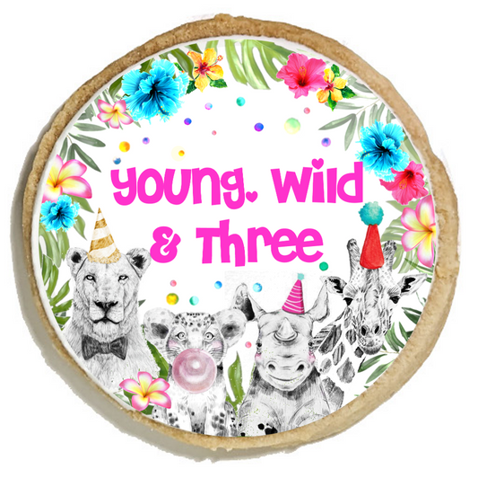 Young, Wild and Three Cookies (1 Dozen)