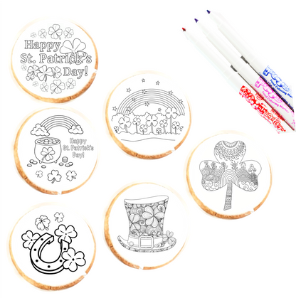 St. Patrick's Day Cookie Coloring Kit