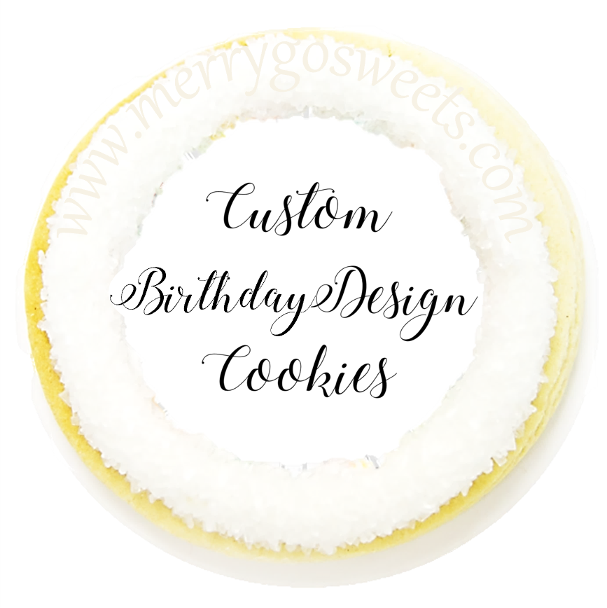 Custom Birthday Design Cookies (12)