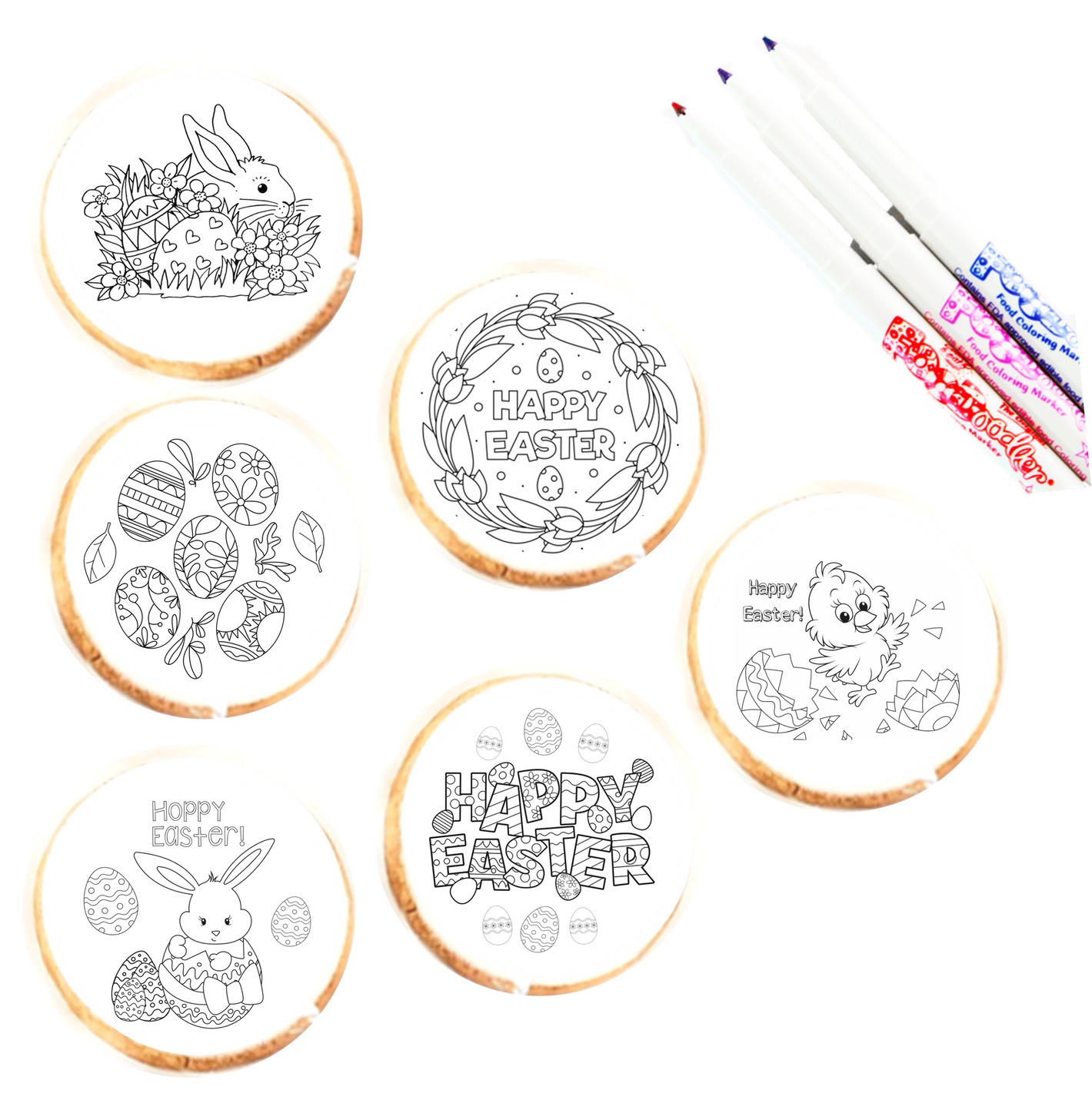 Easter Cookie Coloring Kit