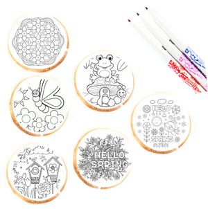 Spring Cookie Coloring Kit