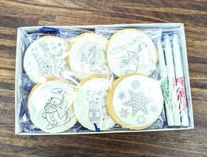 Winter Cookie Coloring Kit